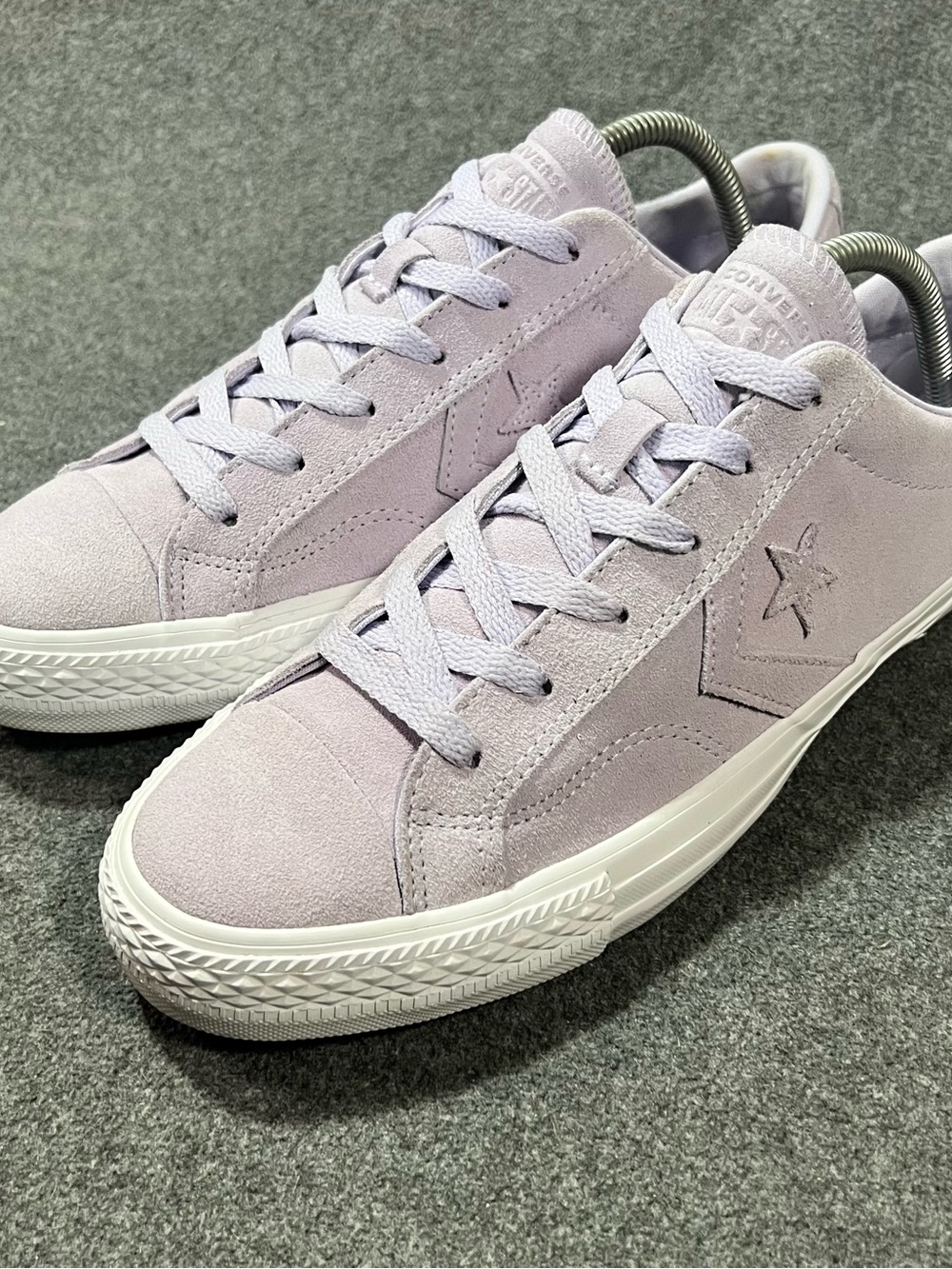 Converse Chuck Star Player 76 Lavender/White Suede Sz 8 Mens 10 Women’s 162661C